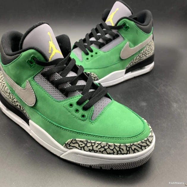 Kick Theory Air AJ3 3 PE 867493 shoes Retro Oregon Ducks Jordan Tinker 0725